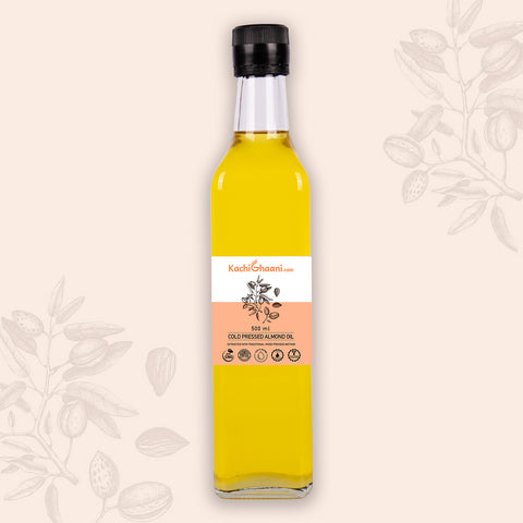 Wooden Cold Pressed Almond Oil