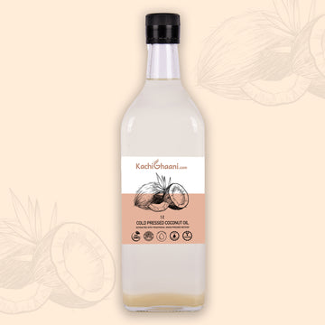 Wooden Cold Pressed Coconut Oil