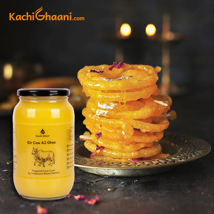 Gir cow A2 ghee jar made by vedic bilona method – KachiGhaani