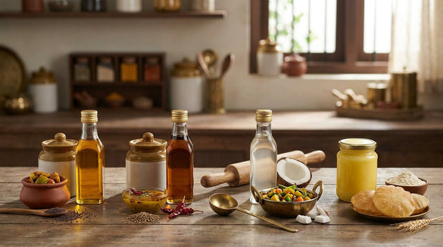 The kitchen oil chart: which oil for dal, sabzi, poori, achaar and baking
