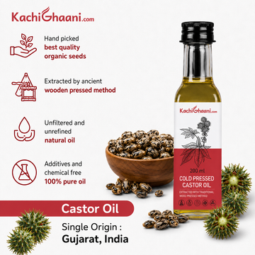 Kachi Ghani Cold Pressed castor oil