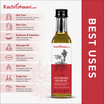 Cold Pressed castor oil applications