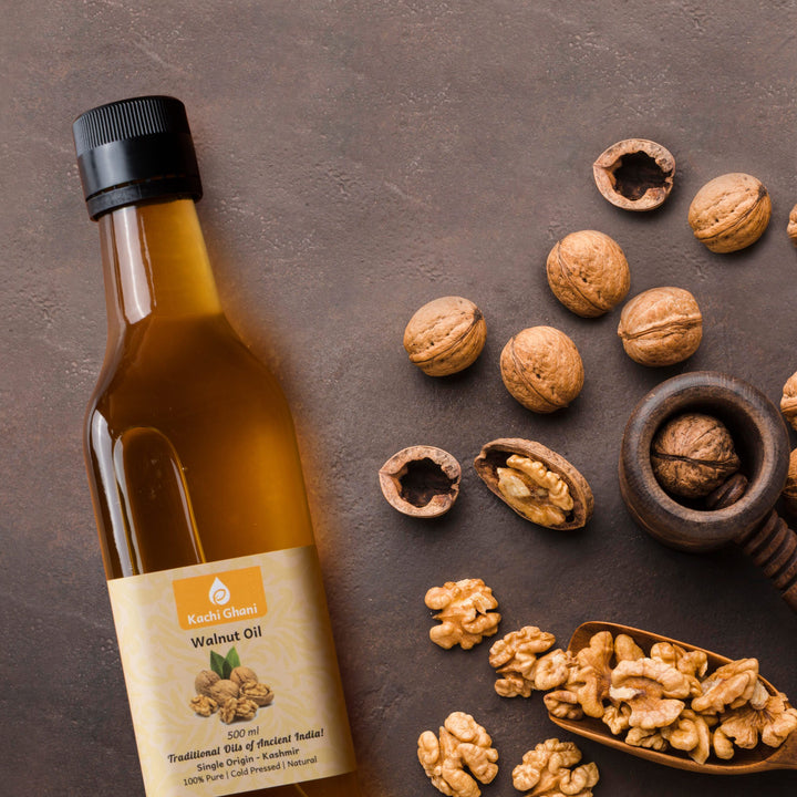 Wooden Cold Pressed Walnut Oil